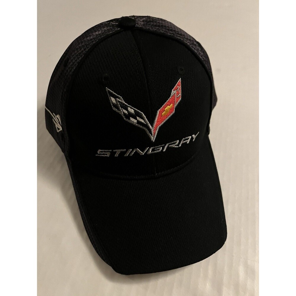 NWT Chevrolet Corvette Stingray Logo Sports Car Hat Cap Racing Auto Chevy NEW